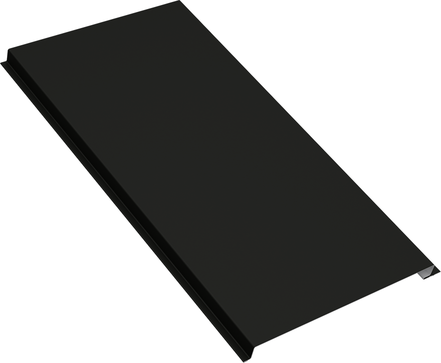 Flat Flush Panel in Matte Black
