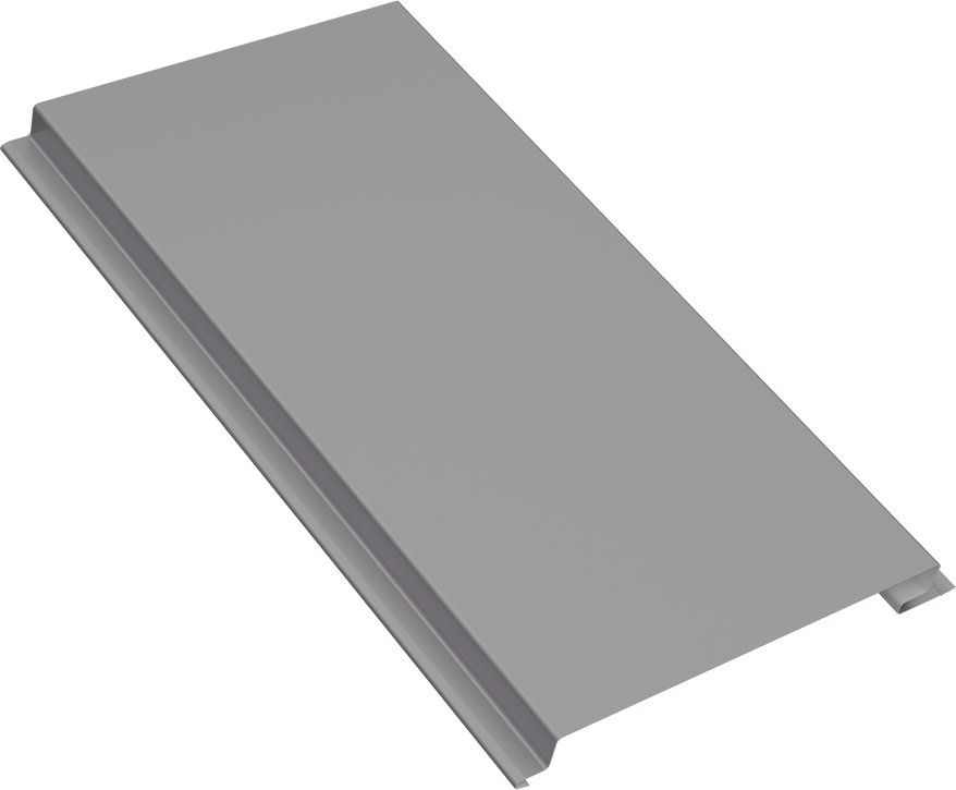 Flat Prestige Series® No Reveal (0” Reveal) in Silversmith