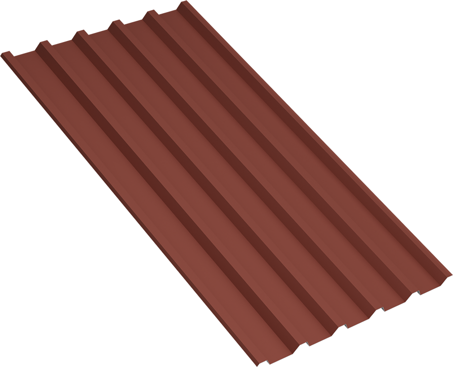 Box Rib™ Panel Reversed Terra Cotta