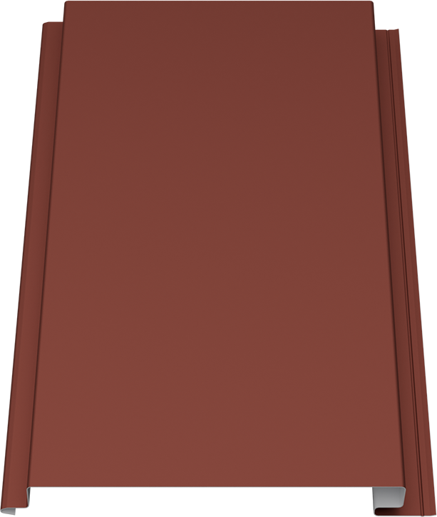 2 - PS12 - Full - Terra Cotta - Facing Flat Prestige SeriesĀ® No Reveal (0ā Reveal) in Terra Cotta