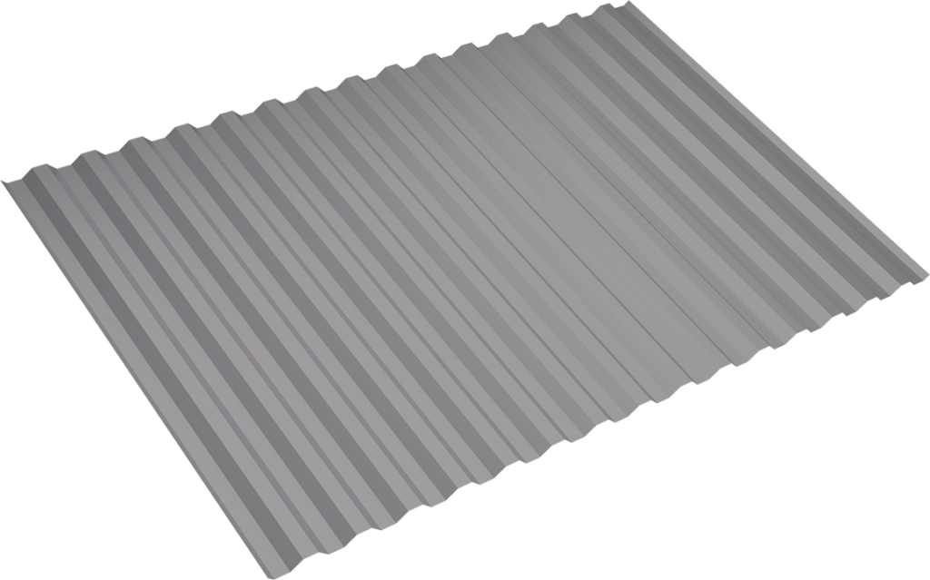 Reversed HR-36® in Silversmith, Three Panels Lapped (Note: No Fasteners Shown)