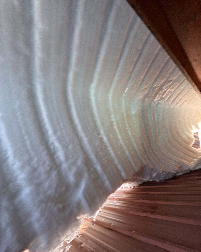 Metal Roof Avalanche with no snow retention system